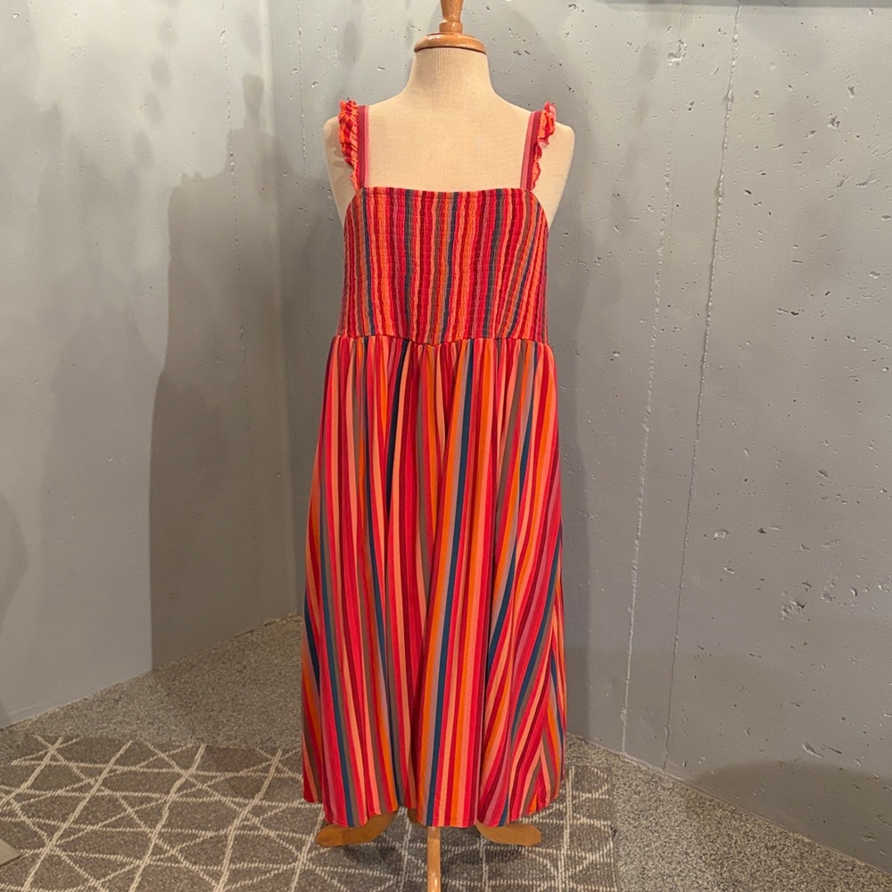 Torrid Multicolor Striped Kids Dress